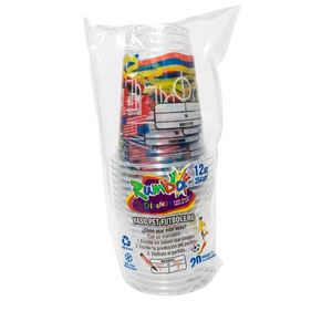 Vaso 12 Onz Mundialpaquete * 20 und