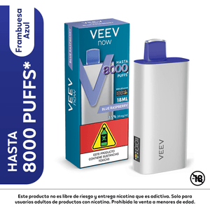 Vapeador Veev Frambuesa 18 ml 8000 Puf*1U