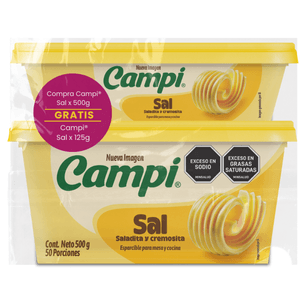Esparcible Campi Con Sal*500 gr Gts 125 gr