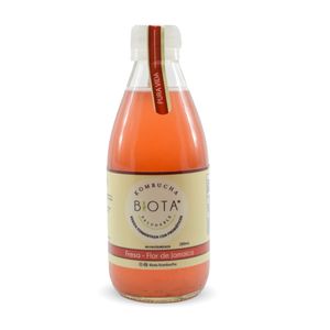 Bebida BIOTA KOMBUCHA fresa flor de jamaica x280 ml