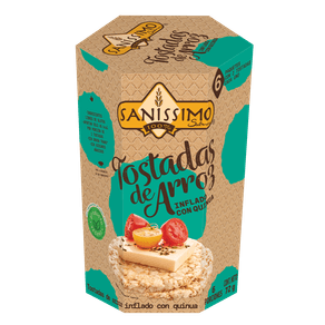 TOSTADA DE ARROZ Y QUINUA SANISSIMO*72GR