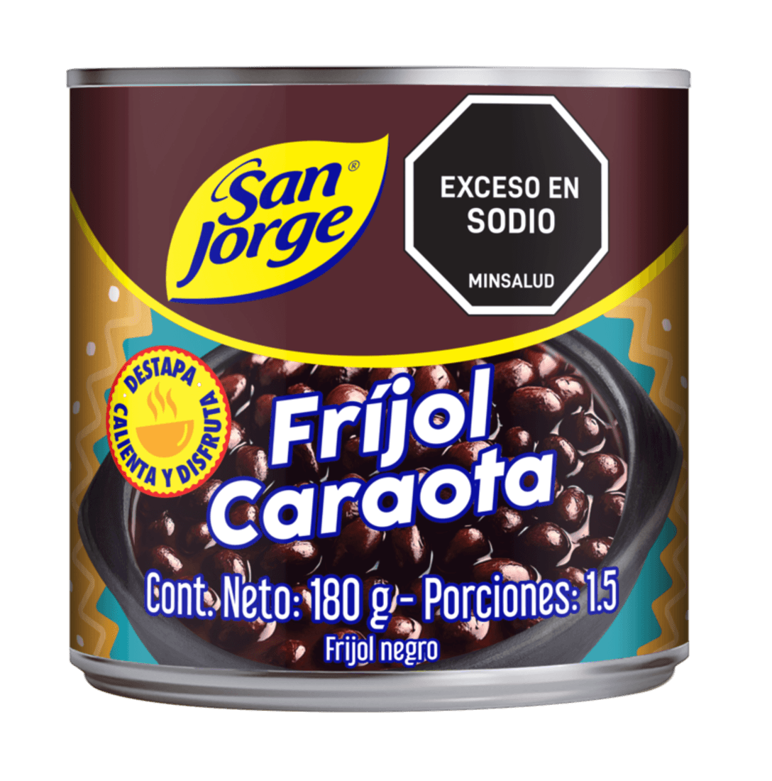 FRIJOL NEGRO SAN JORGE*180GR