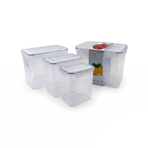 Recipiente Hermetico Rectangular 3 En 1