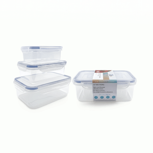 Recipiente Hermetico Rectangular 3 En 1