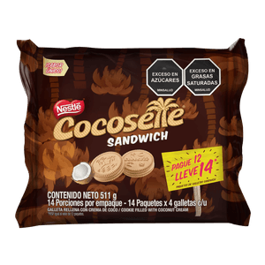 Galleta Cocosette Sandw P12 Ll14 *511 gr