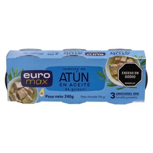 LOMITO ATUN ACEITE VEGET EURO X3 x 80GR