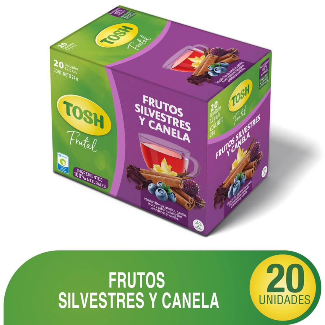INFUSION TOSH FRUTOS SILVESTRES*20U*24GR