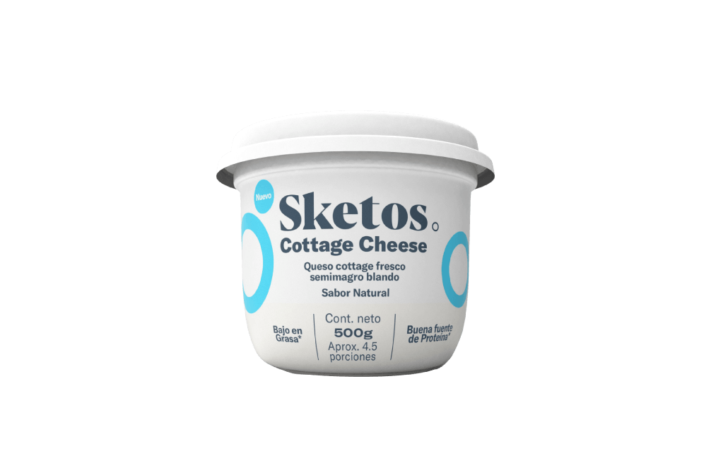 QUESO COTTAGE NATURAL SKETOS * 500GR