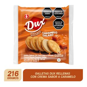 Galleta Dux Rellenas Caramelo *216 gr