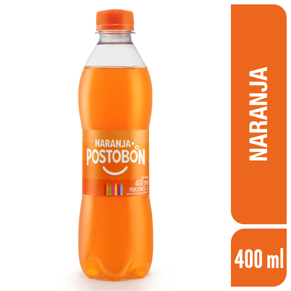 NARANJA POSTOBON PET x  400 ML