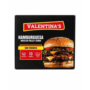 Hamburguesa De Tocineta Valentina*900 gr