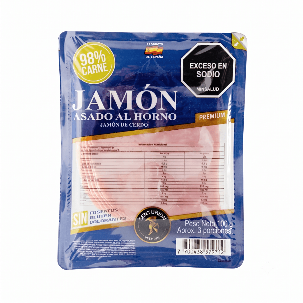 JAMON DE CERDO CENTURION *100 GR