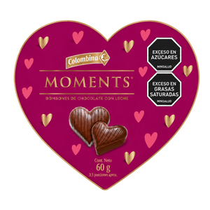 Bombones Choc Moments Est/Corazon *60 g