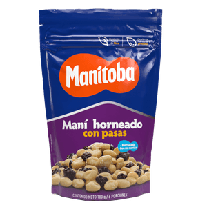 PASABOCA MANITOBA*180g MANI CON PASAS