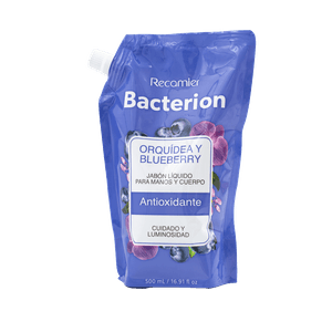 Jabon Bacterion Orquidea-Blueberry*500 ml