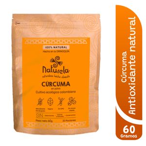 Alimento Polvo Curcuma 60 gr 100%