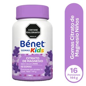 Gomas BÉNET kids magnesio x144 g