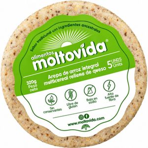 Arepa De Arroz Integ Moltovida X5 *320 g