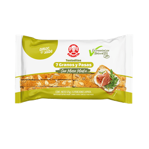 Tostadas 7 Granos Y Pasas Susanita *125 g